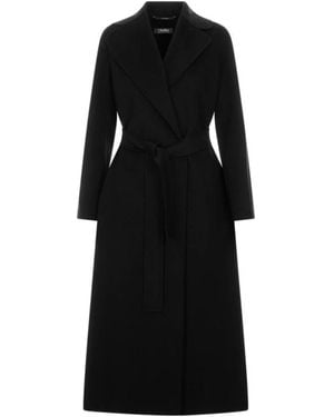 Max Mara Jassen ,Zwart ,Belted Coats