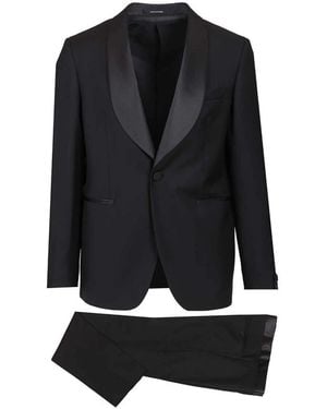 Tagliatore Single Breasted Suits - Noir