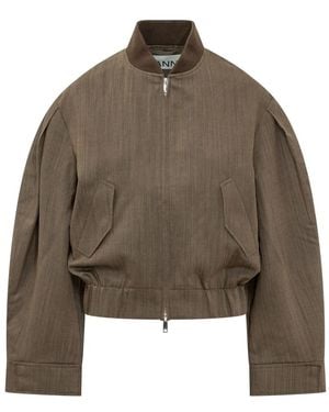 Ganni Bomber Jassen - Groen