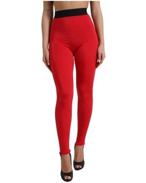Dolce & Gabbana Leggings - Red