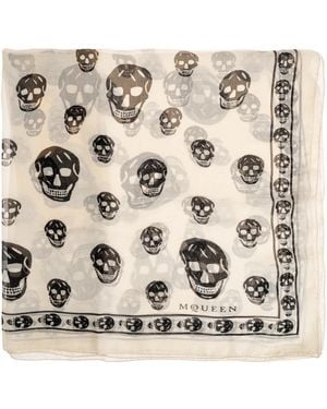 McQueen Silky Scarves - Neutro