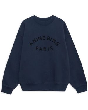 Anine Bing Jaci Sweatshirt Paris - Blau
