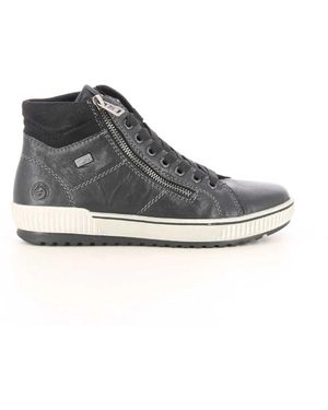 Remonte Schwarze schuhe stilvolles modell - Grau