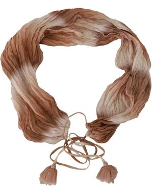 Ermanno Scervino Silk Scarves - Brown