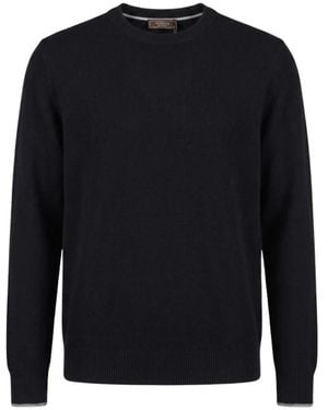 Peserico Maglia Tricot U - Blau