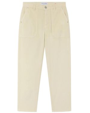 Pinko Cropped Trousers - Natural
