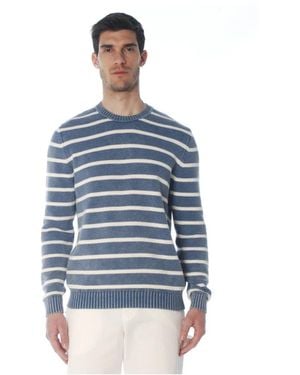 MC2 Saint Barth Round-Neck Knitwear - Azul
