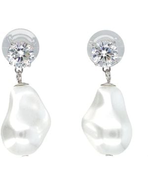 Self-Portrait Earrings - White