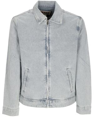 Guess Jeansjack Voor Go Herringbone Denim Jack - Grijs