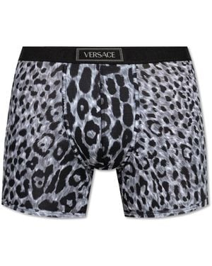 Versace Boxershorts Met Dierenprint - Grijs