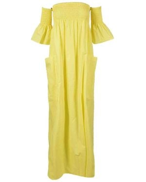 Semicouture Maxi Dresses - Yellow