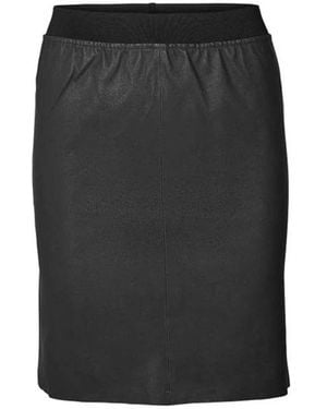 Lolly's Laundry Leather Skirts - Negro