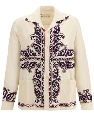 BAZISZT Casual Shirts - Natural