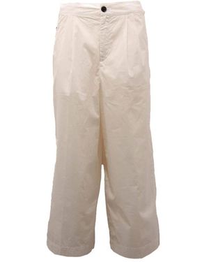 Woolrich Wide Trousers - Neutro