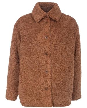 Aspesi Faux Fur & Shearling Jackets - Marrón