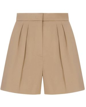 Max Mara Short Shorts - Natural