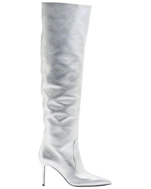 SCAROSSO Heeled Boots - Blue