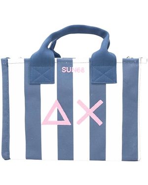 Sun 68 Tote Bags - Blauw