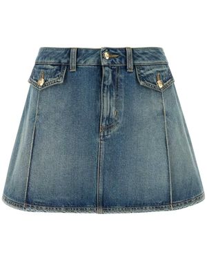 McQueen Denim Skirts - Blue