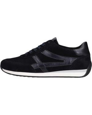 Gabor Schoenen ,Blauw ,Leer Sneaker 01 - Zwart