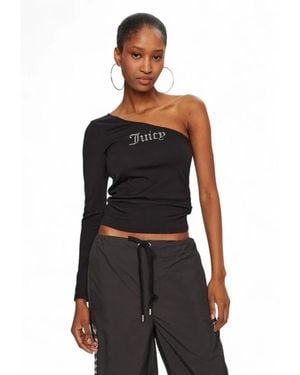 Juicy Couture Long Sleeve T-Shirts - Black