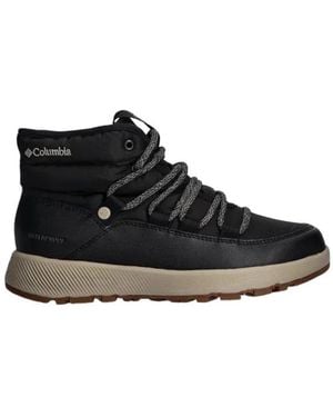 Columbia Fitness ,Zwart ,Leer Slopeside Village Ii Omni-Heat Mid Winter Boot
