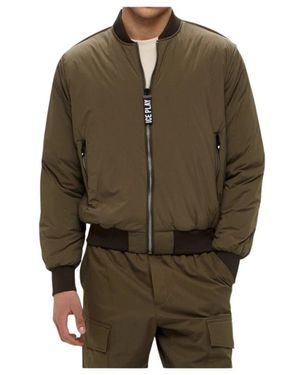 Ice Play Bomber Jackets - Green