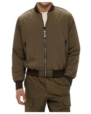 Ice Play Bomber Jackets - Green