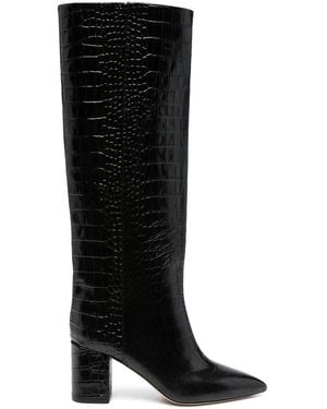 Paris Texas Heeled Boots - Black