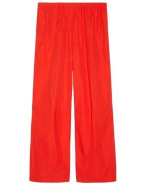 Gucci Wide Trousers - Red