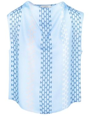 Hèst Sleeveless Tops - Blue