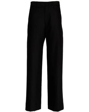 Victoria Beckham Wide Trousers - Black