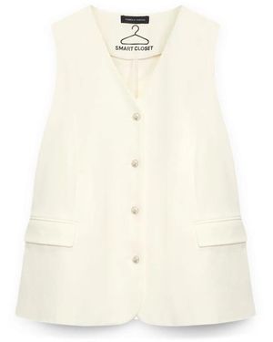 FIORELLA RUBINO Vests - Neutro