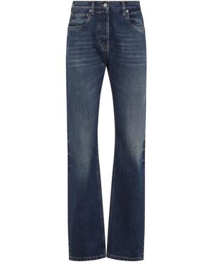 Prada Blauwe Jeans Klassieke Snit Dameskleding
