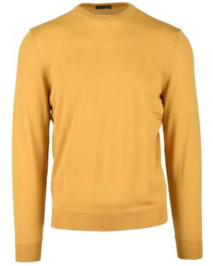 Drumohr Round-Neck Knitwear - Amarillo