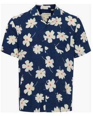 Blend Short Sleeve Shirts - Bleu