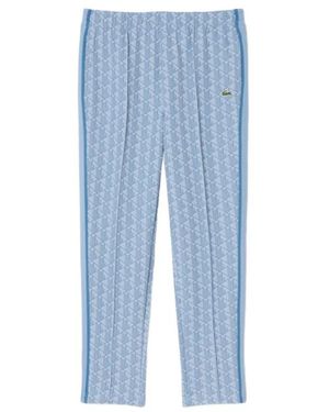 Lacoste Broeken ,Blauw ,Katoen Paris Monogram Trainingsbroeken