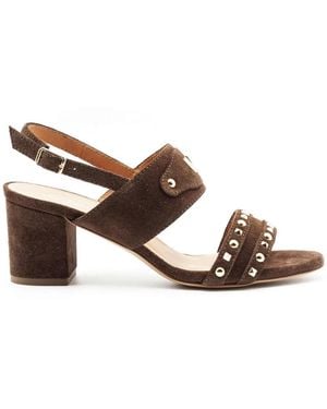 Via Roma 15 High Heel Sandals - Brown
