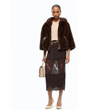Pinko Midi Skirts - Marrón