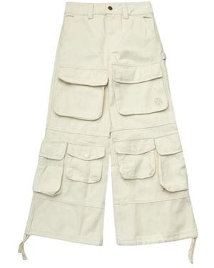 UNTITLED ARTWORKS Wide Pants - Natural