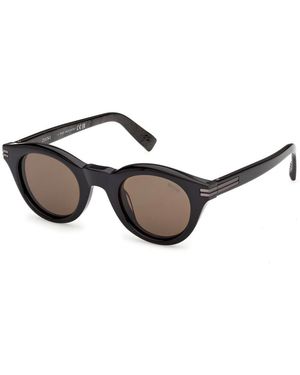 ZEGNA Ez0302 Zonnebril - Zwart