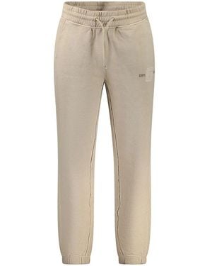Guess Baumwoll-Sporthose Mit Druck - Natur