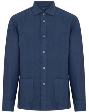Fedeli Casual Shirts - Blue