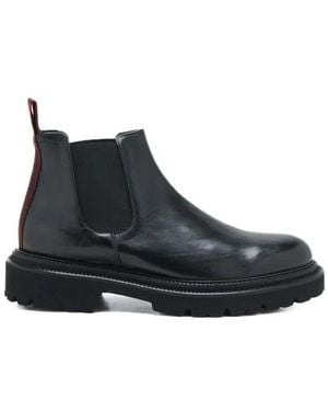 Marechiaro 1962 Stivaletti beatles in pelle nera - Nero