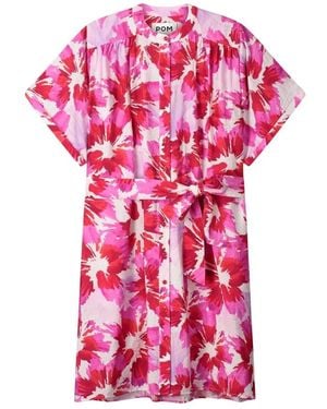 Pom Kleedjes ,Veelkleurig ,Nylon Bubble Bloom - Roze