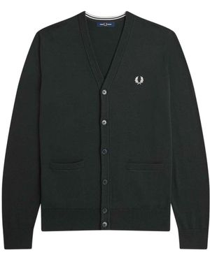 Fred Perry Cardigans - Black