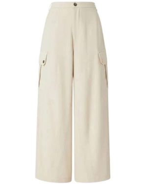 Pinko Wide Trousers - Natural