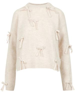 Aniye By Round-Neck Knitwear - Neutre