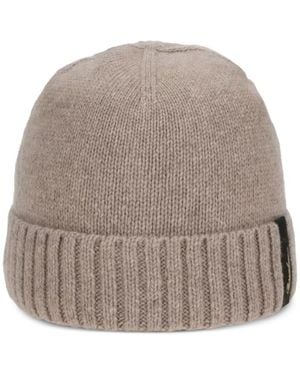 Borsalino Klassische Strickmütze - Braun