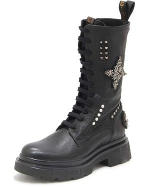 GIO+ Lace-Up Boots - Nero